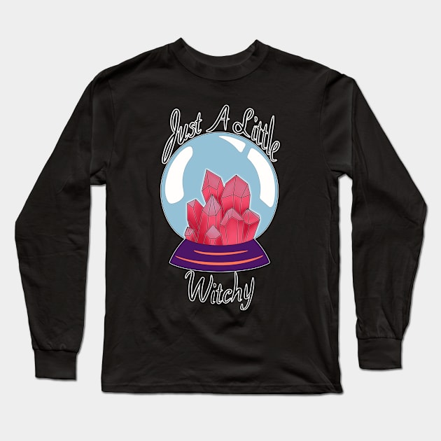 Crystal Ball Long Sleeve T-Shirt by Art by New Moon 